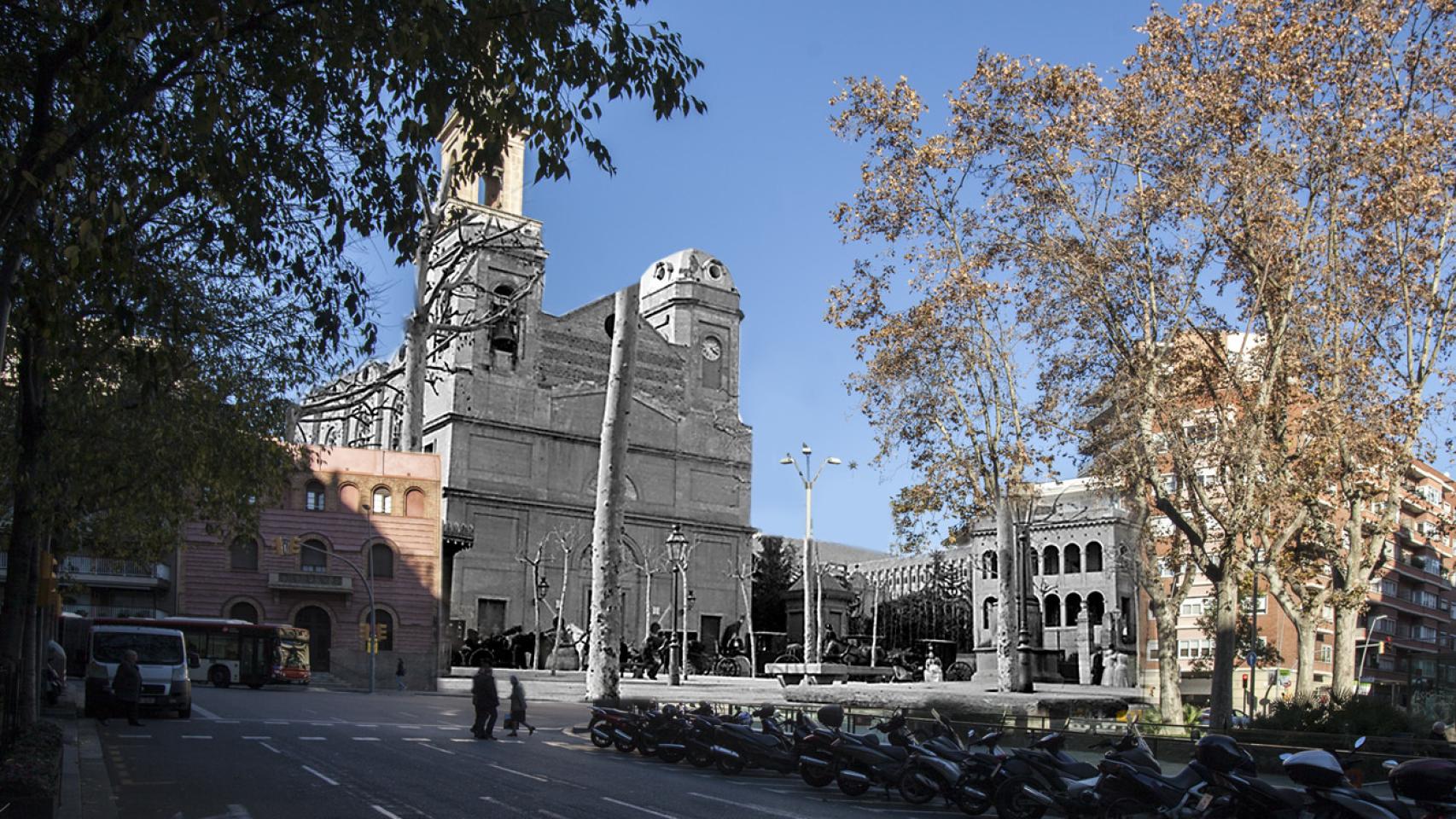 Plaça de la Bonanova (1900-2016)