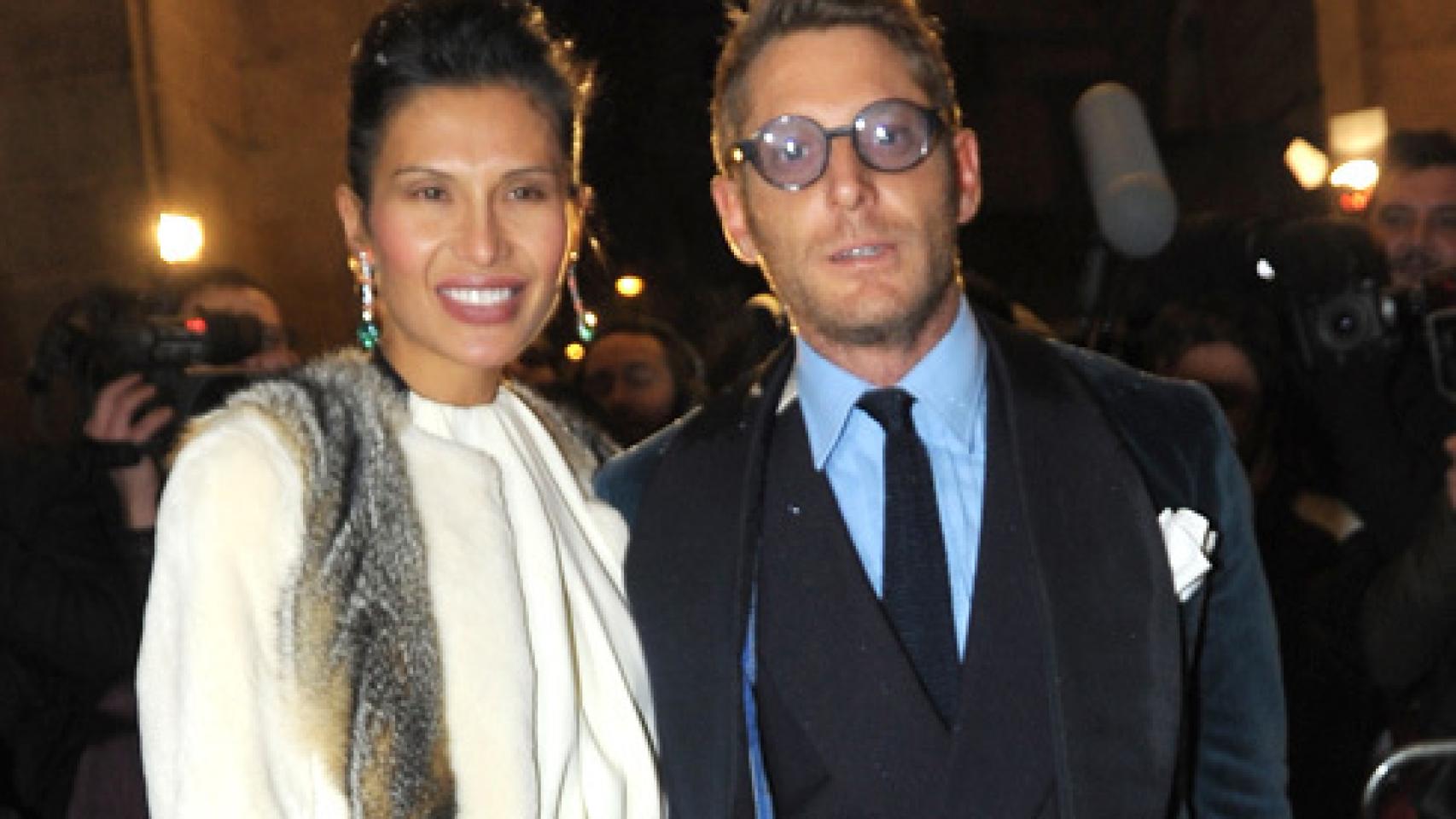 Goga Ashkenazy y Lapo Elkann, en 2013, cuando eran pareja