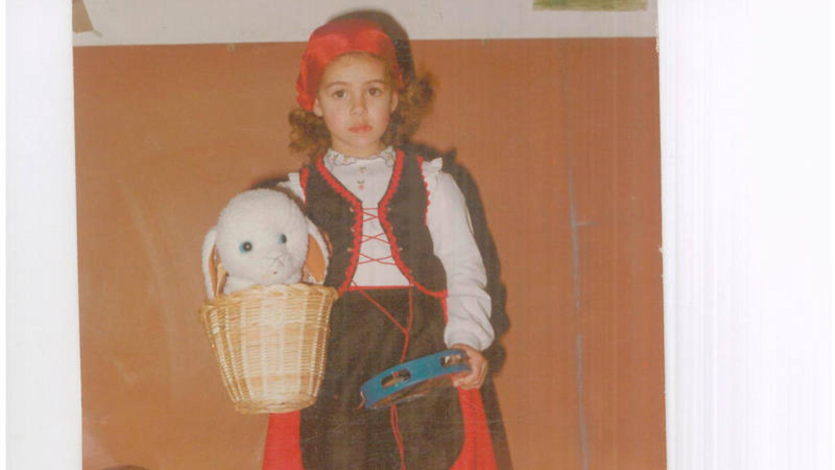 Eva González de pastorcita.