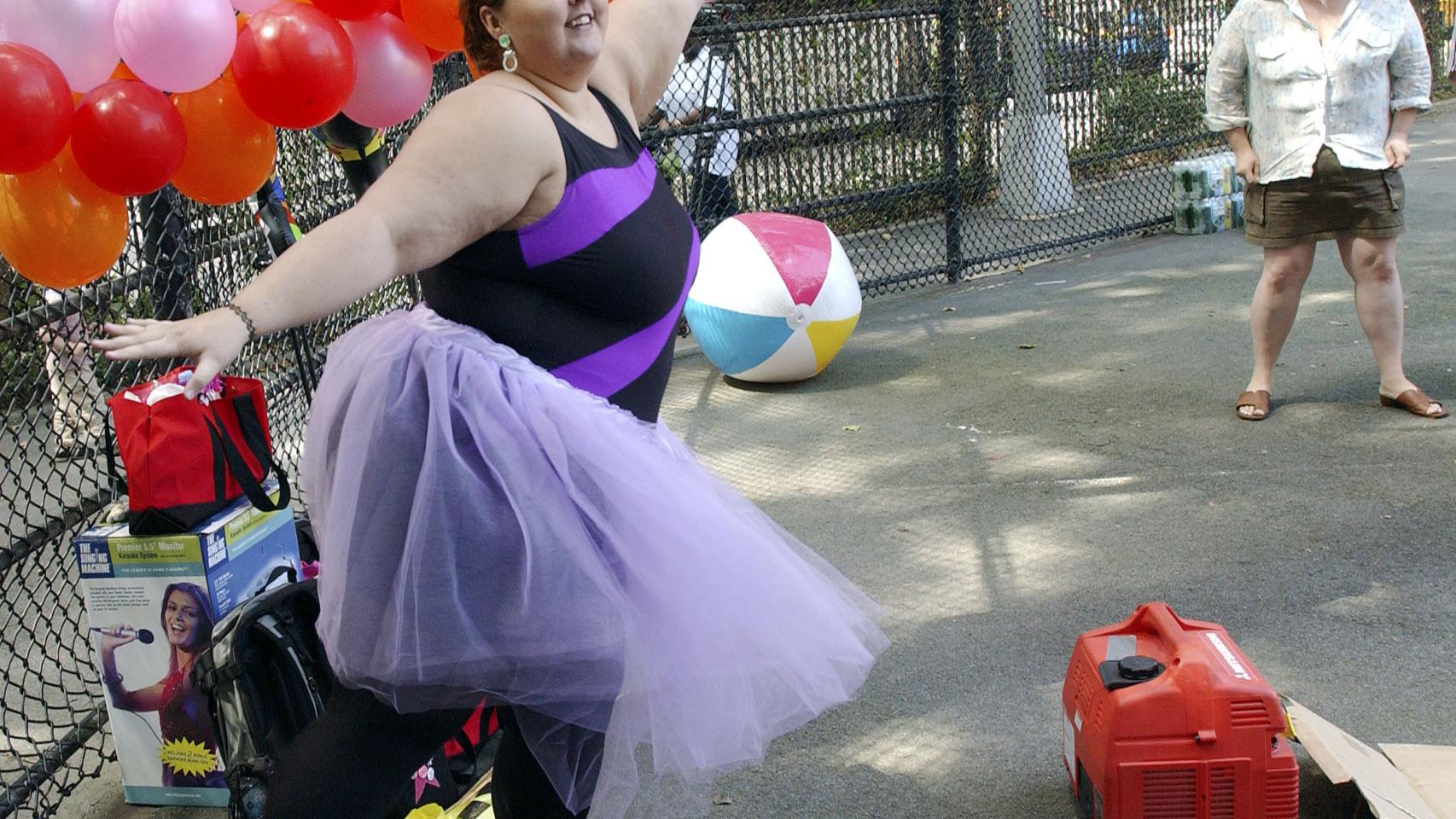 Una reunión de aceptación de personas obesas.