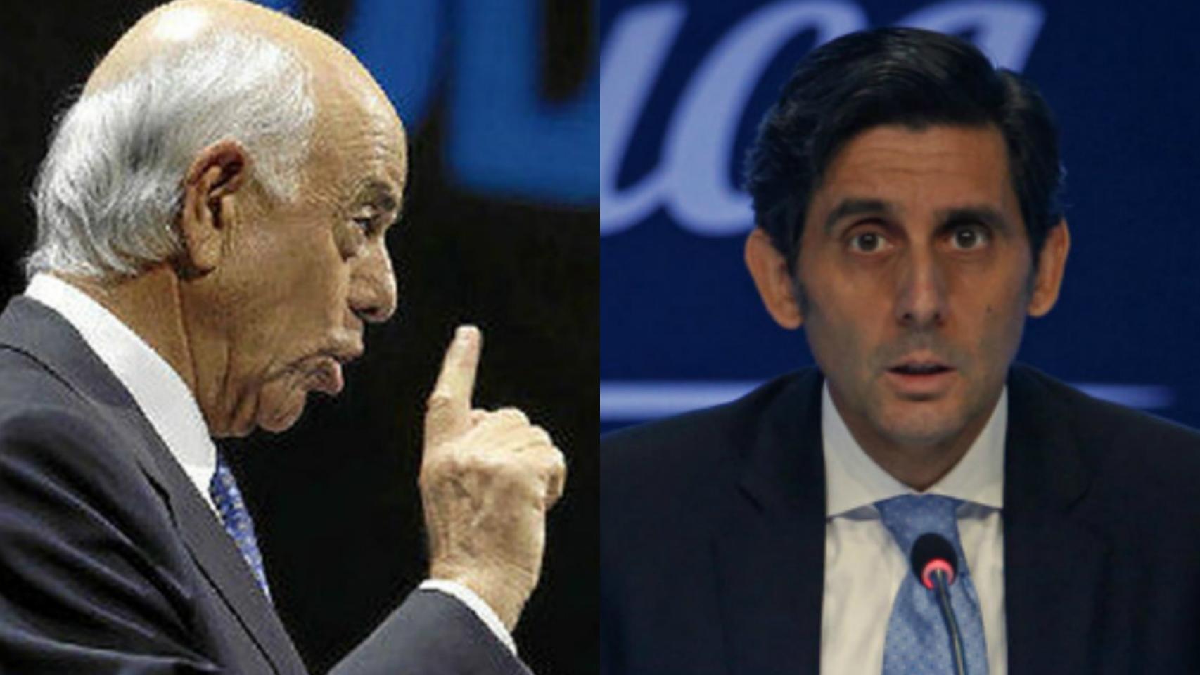 Francisco González y José María Álvarez-Pallete.