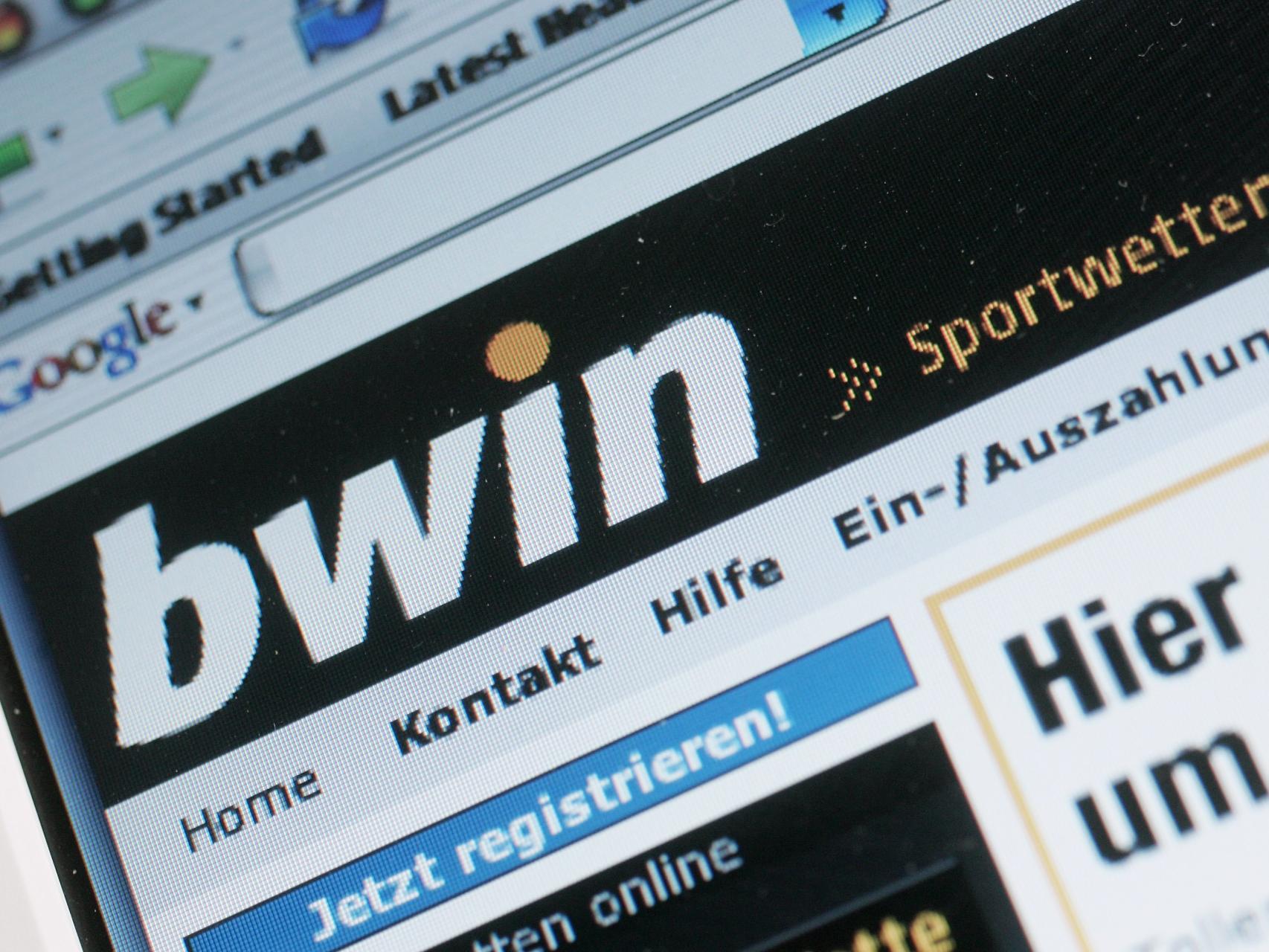 Portal alemán de la casa de apuestas Bwin.