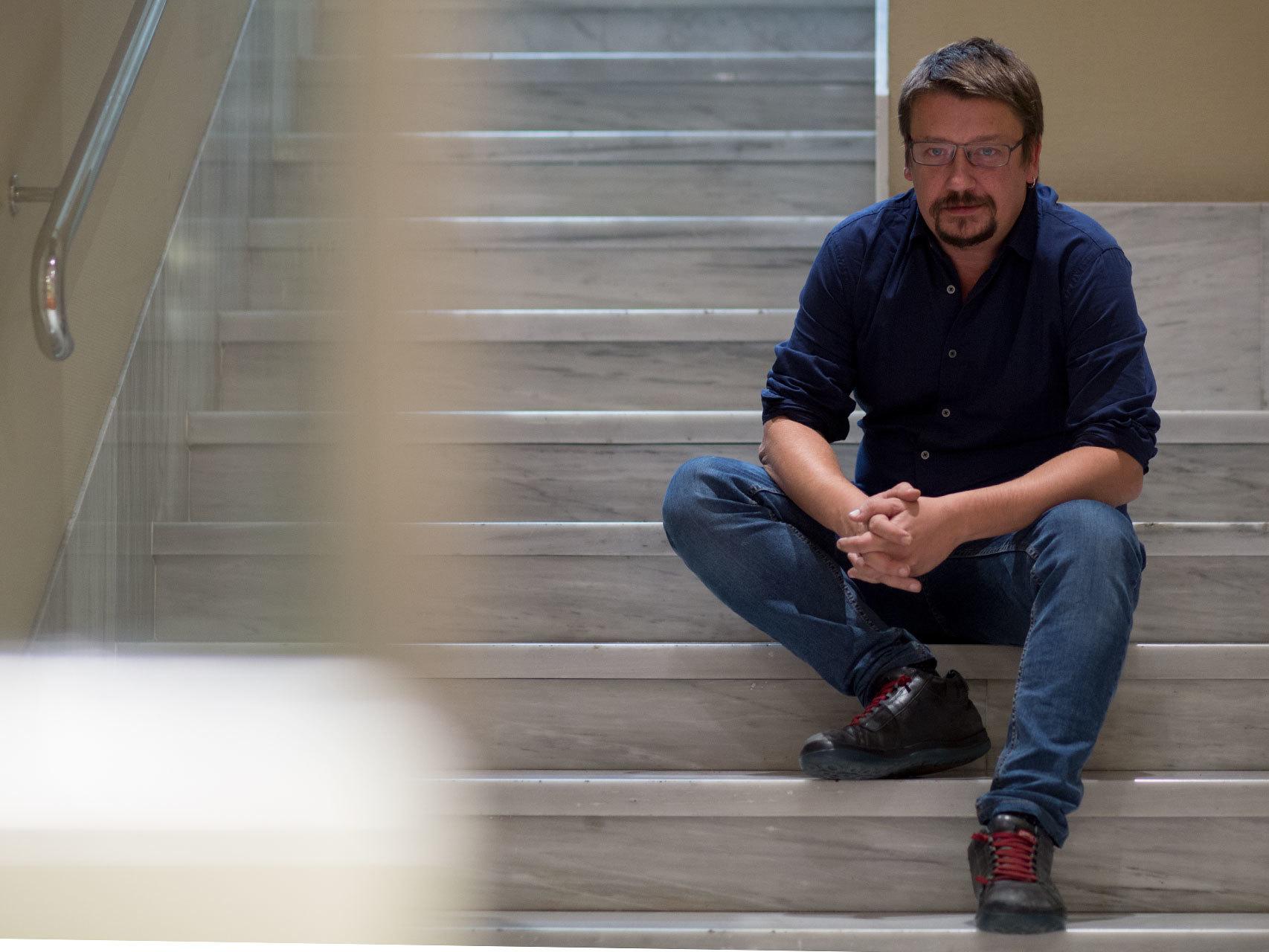 Xavi Domènech en el Congreso.