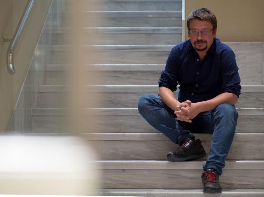 Xavi Domènech en el Congreso.