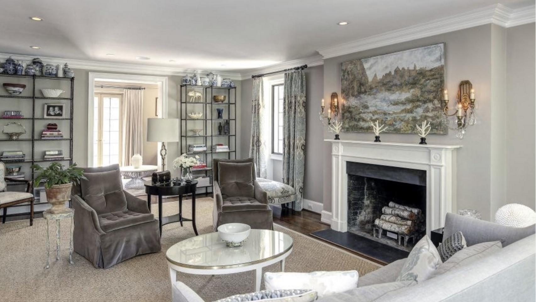 Uno de los salones de la mansión