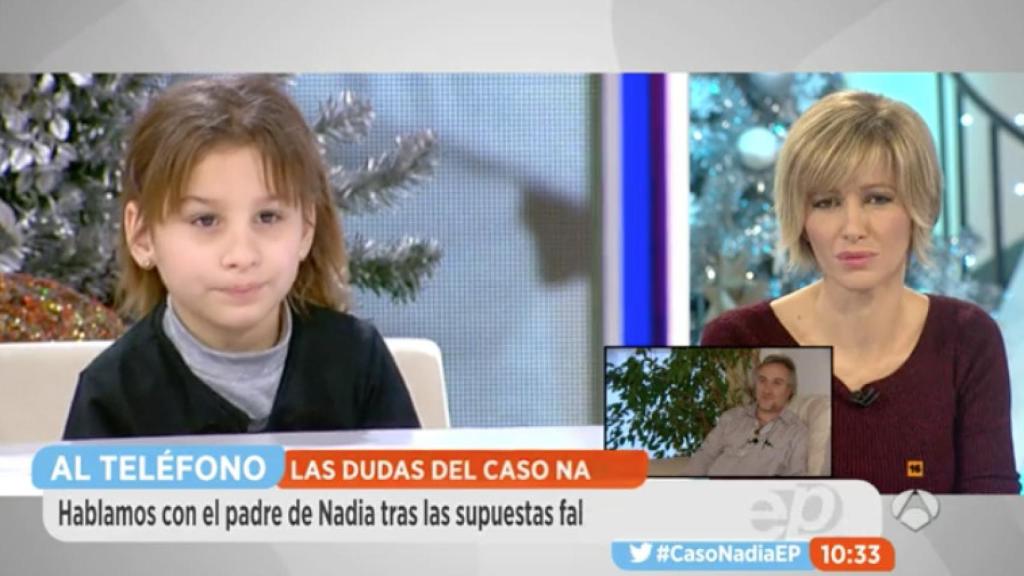 El padre de Nadia se pasea por las teles: Exageré la historia