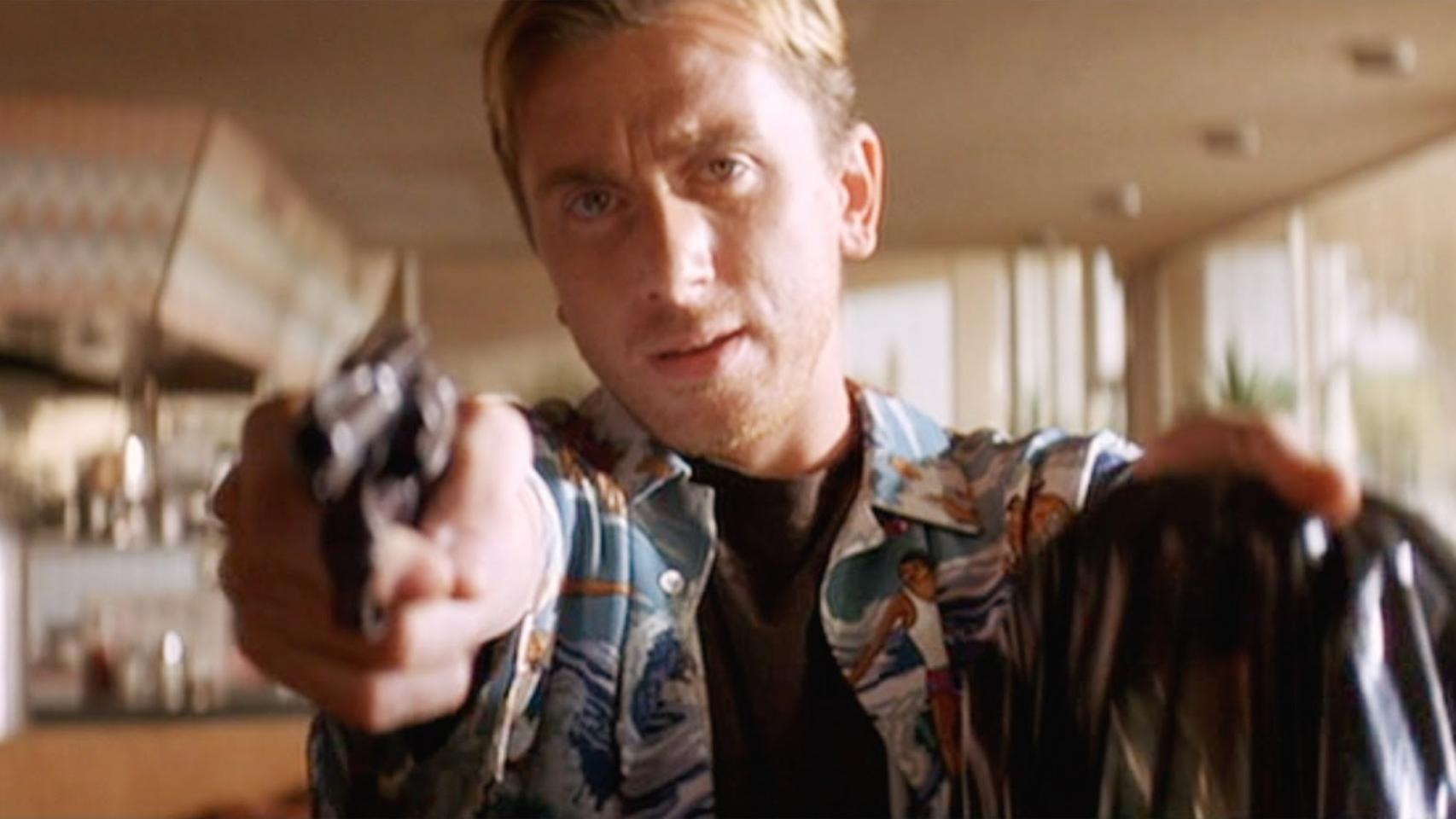 Tim Roth en una escena de la mítica película Pulp Fiction.