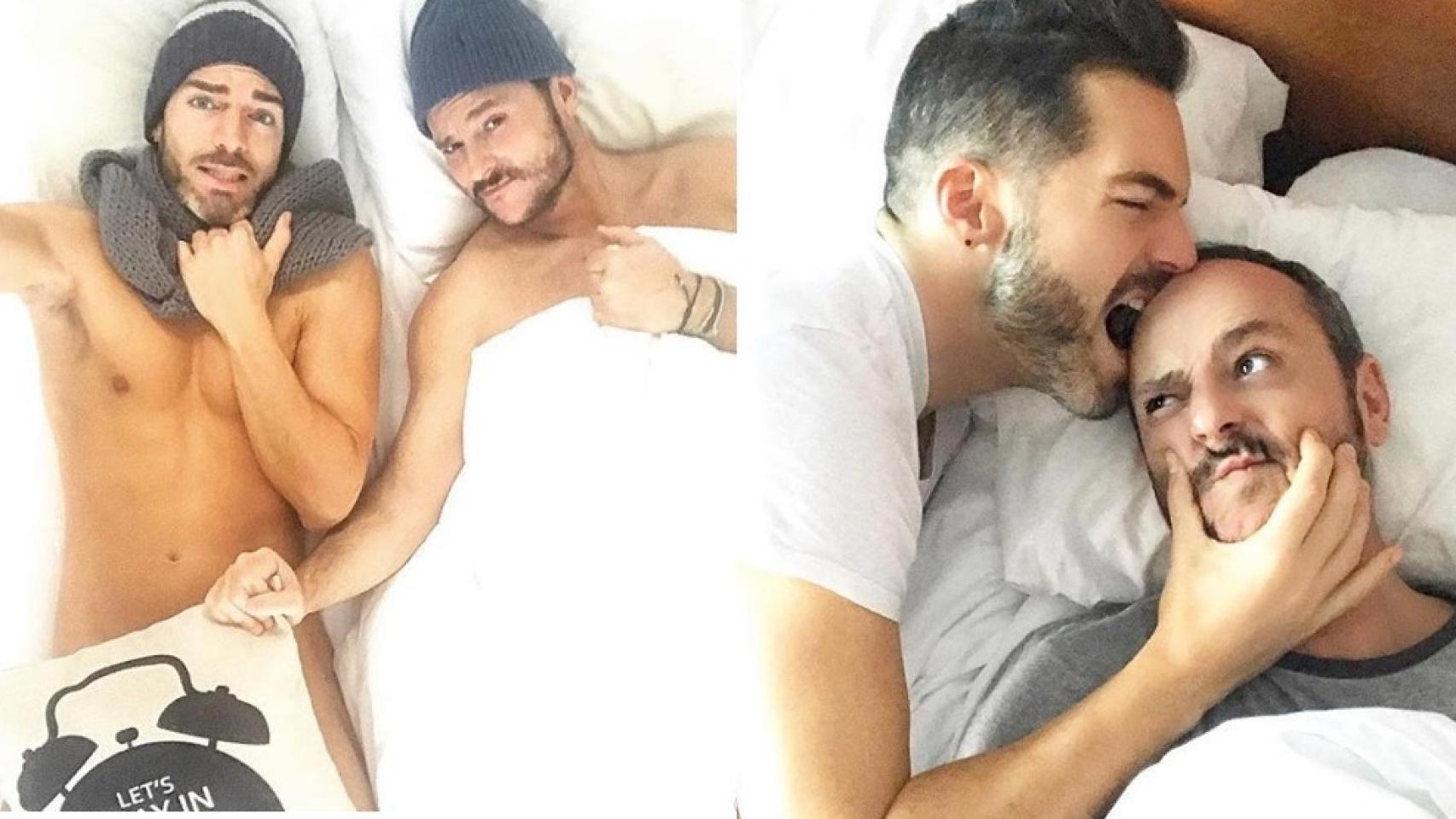 Algunos de los momentos hechos públicos por la pareja.