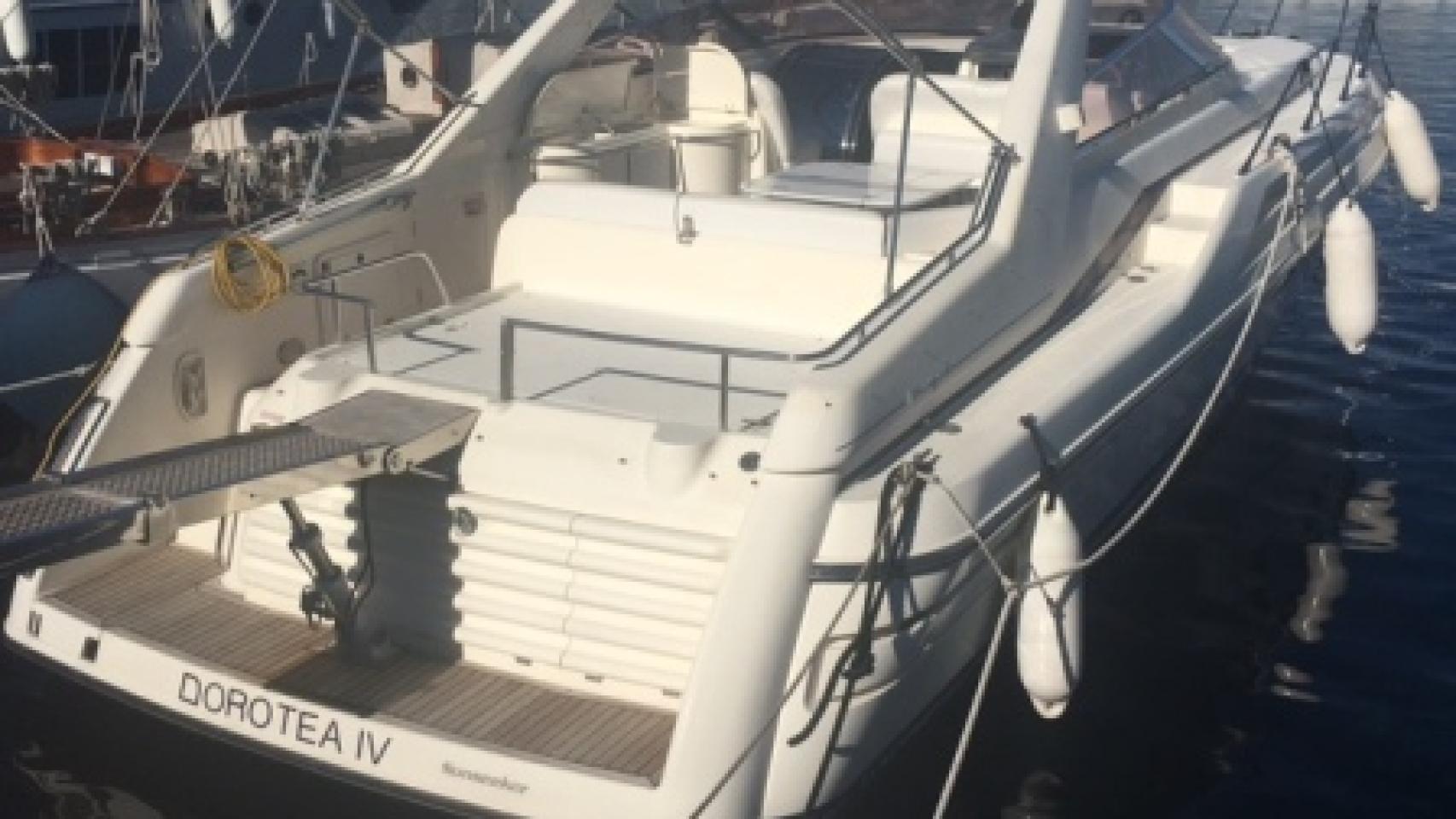 Foto del Dorotea IV colgada en la web de Palamós en la que está en venta