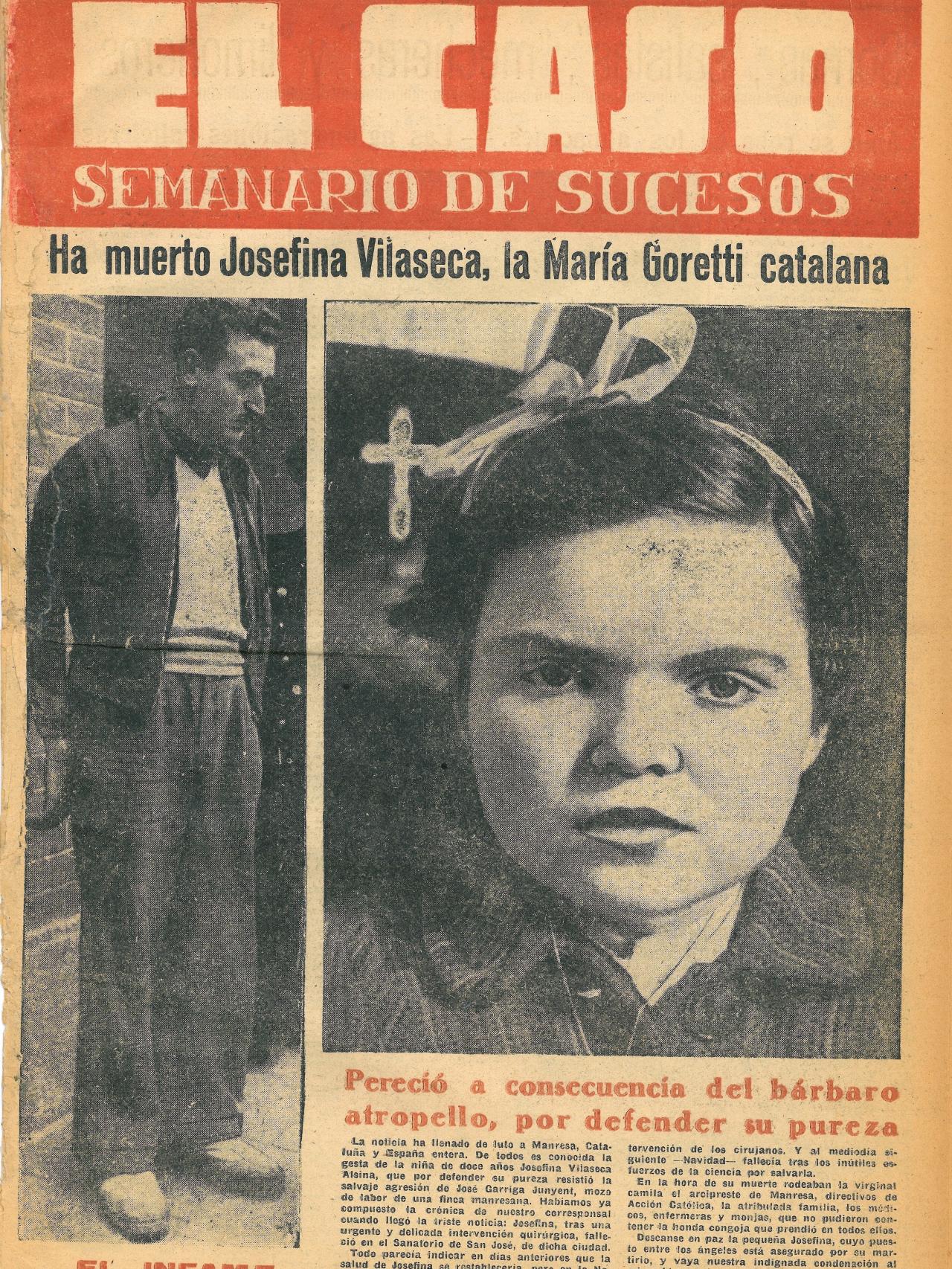 La víctima y el asesino.