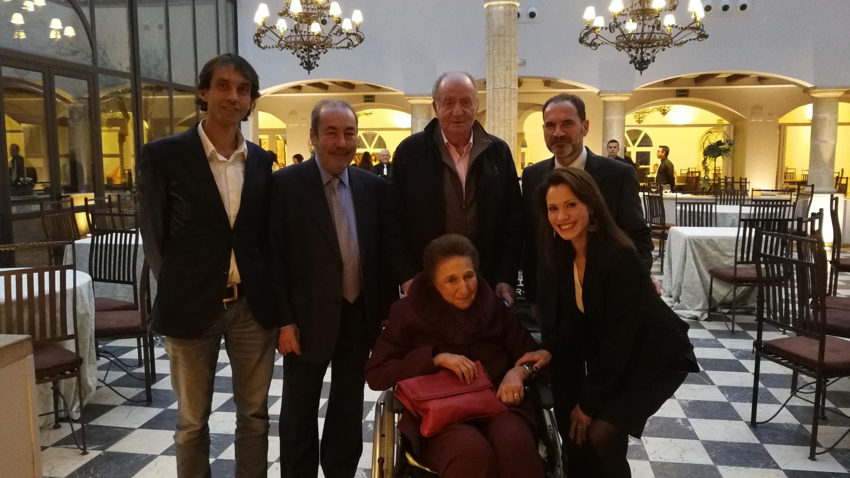 Otro de los momentos del almuerzo de este domingo.