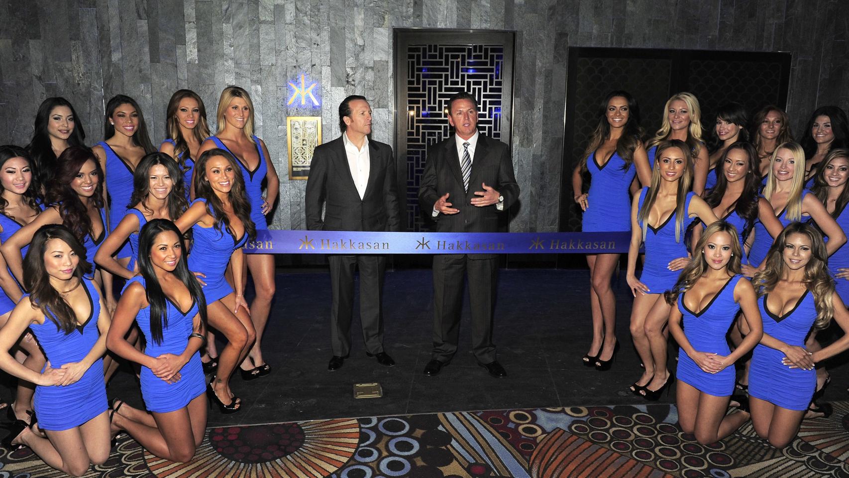 Inauguración de Hakkasan con el CEO, Neil Moffitt, en 2013.