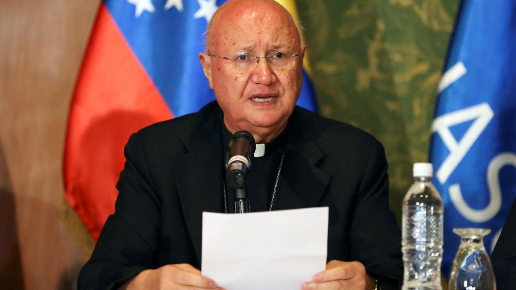 El representante del Vaticano para el diálogo en Venezuela, Claudio María Celli.