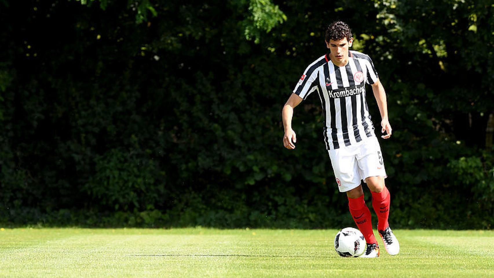 Jesús Vallejo, jugador del Eintracht de Frankfurt.