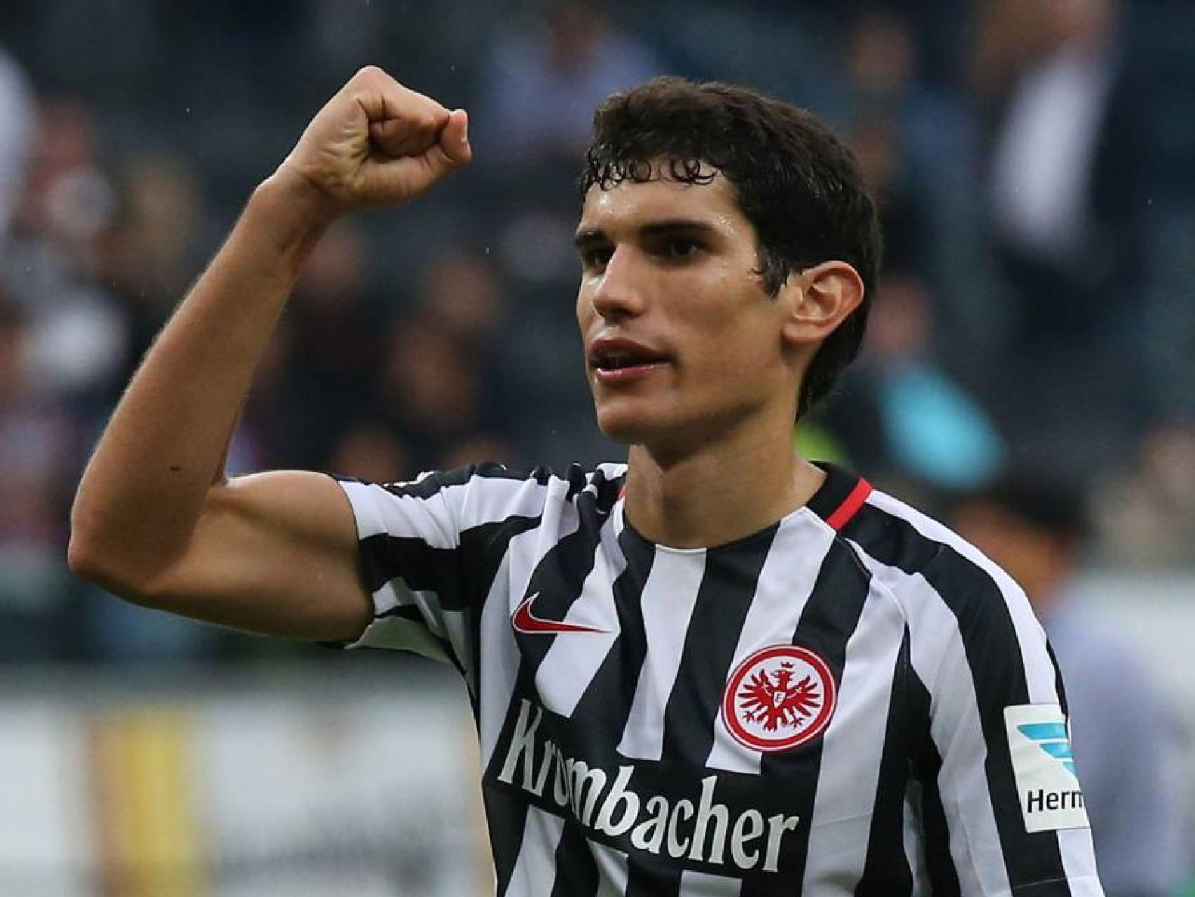 Jesús Vallejo, jugador del Eintracht de Frankfurt cedido por el Madrid.