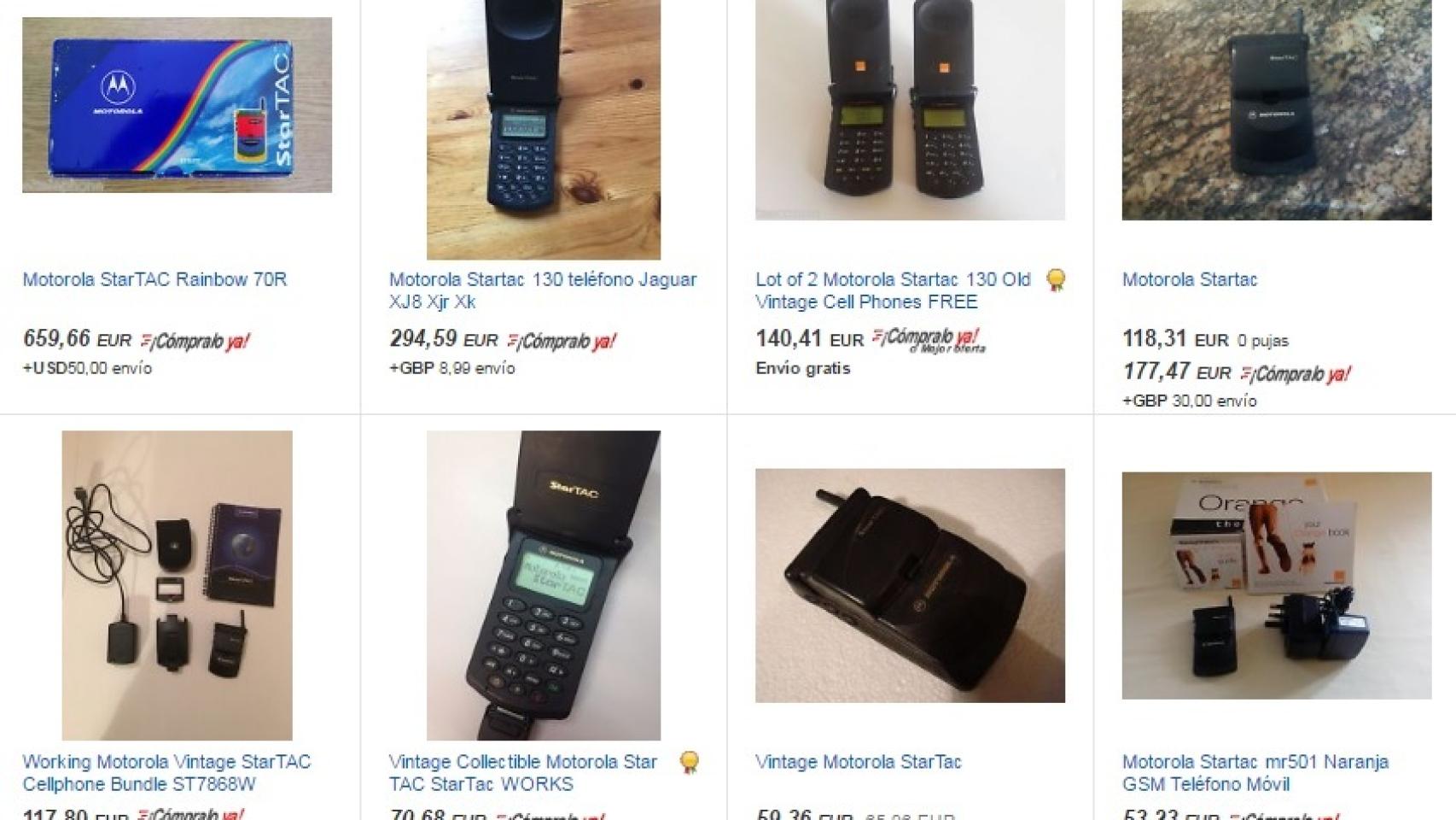 El precio de un mismo modelo de móvil varía según su estado y características