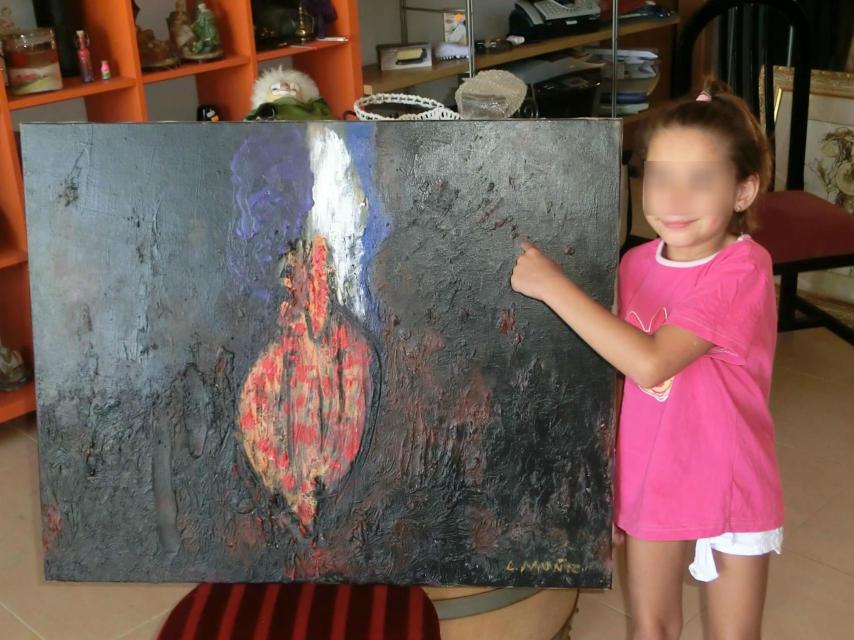 Algunos cuadros fueron donados a la familia para subastarlos.