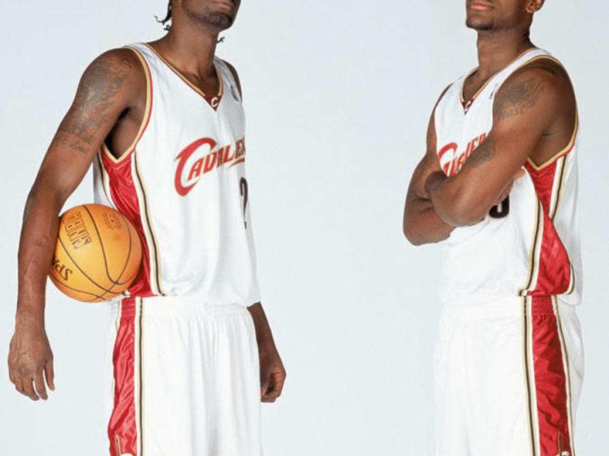 Darius Miles y LeBron James.