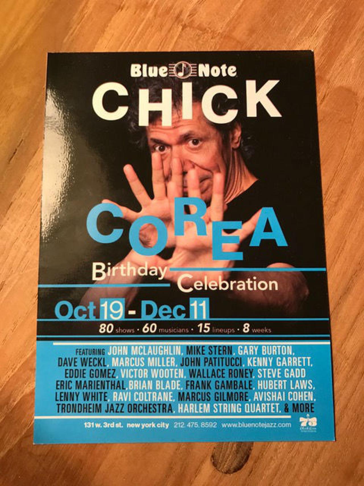 Una noche en el 75 cumpleaños de Chick Corea