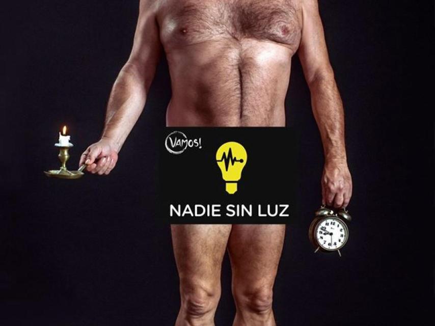 Un concejal murciano de Podemos se desnuda para denunciar la pobreza energética