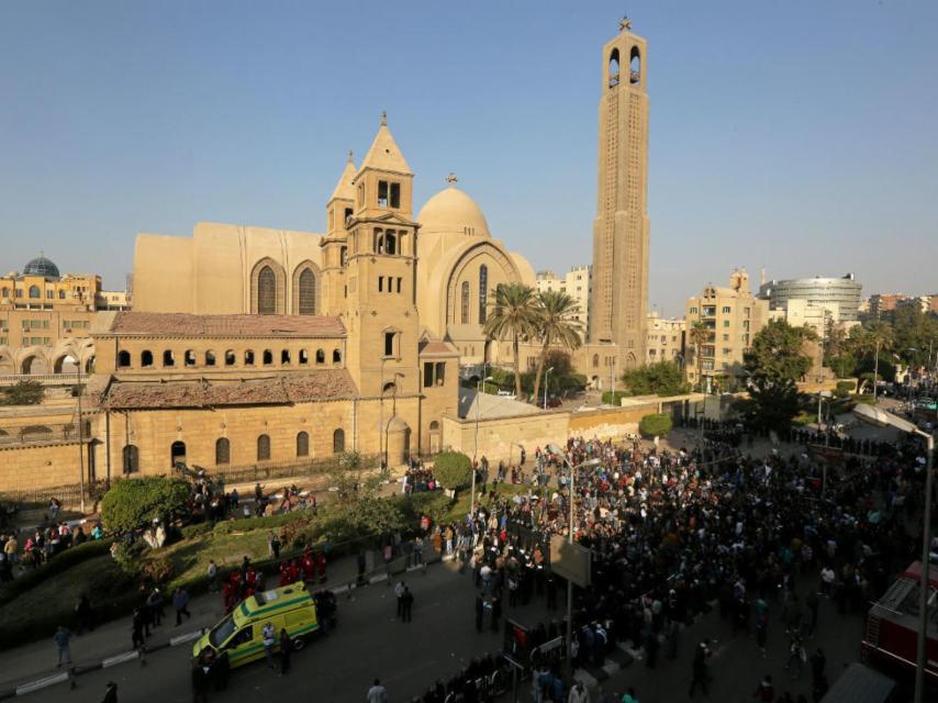 Complejo catedralicio en el que se ha producido el atentado.