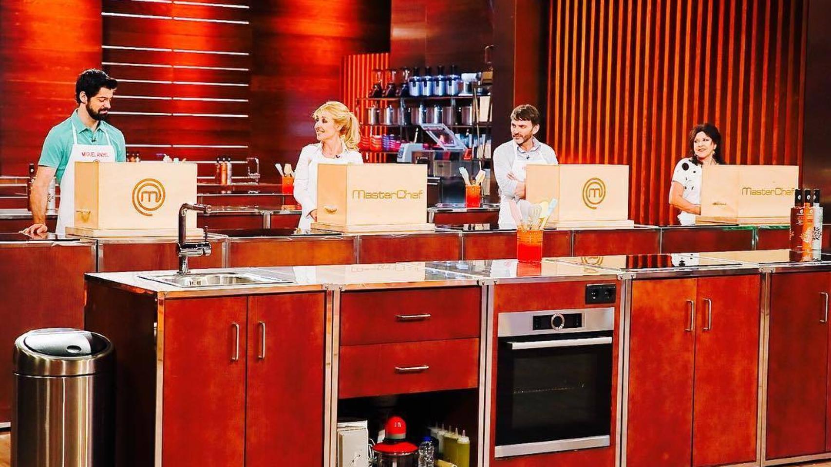 Los cuatro finalistas de MasterChef Celebrity.