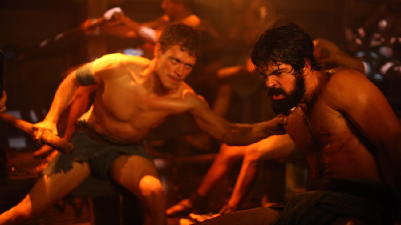 Miguel Ángel Muñoz en un fotograma de la miniserie Ben-Hur.