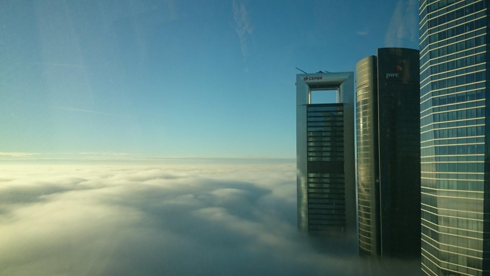 Una de las impactantes imágenes que se han compartido en redes sociales.