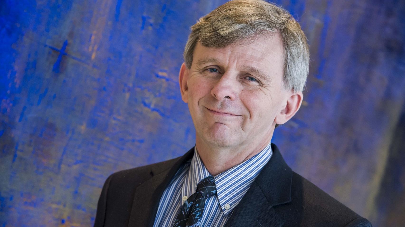 El físico estadounidense, en su visita a Madrid.