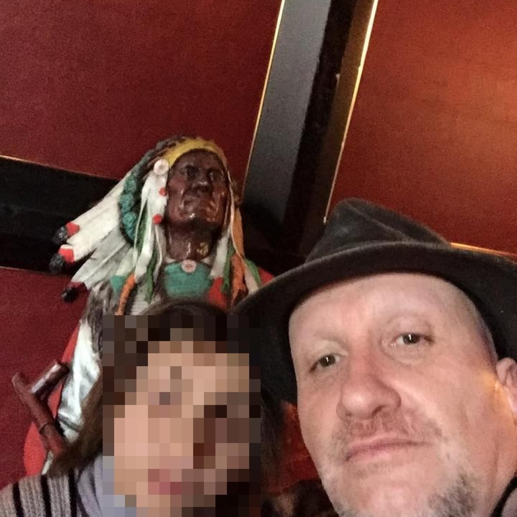 Nadia con su padre Fernando