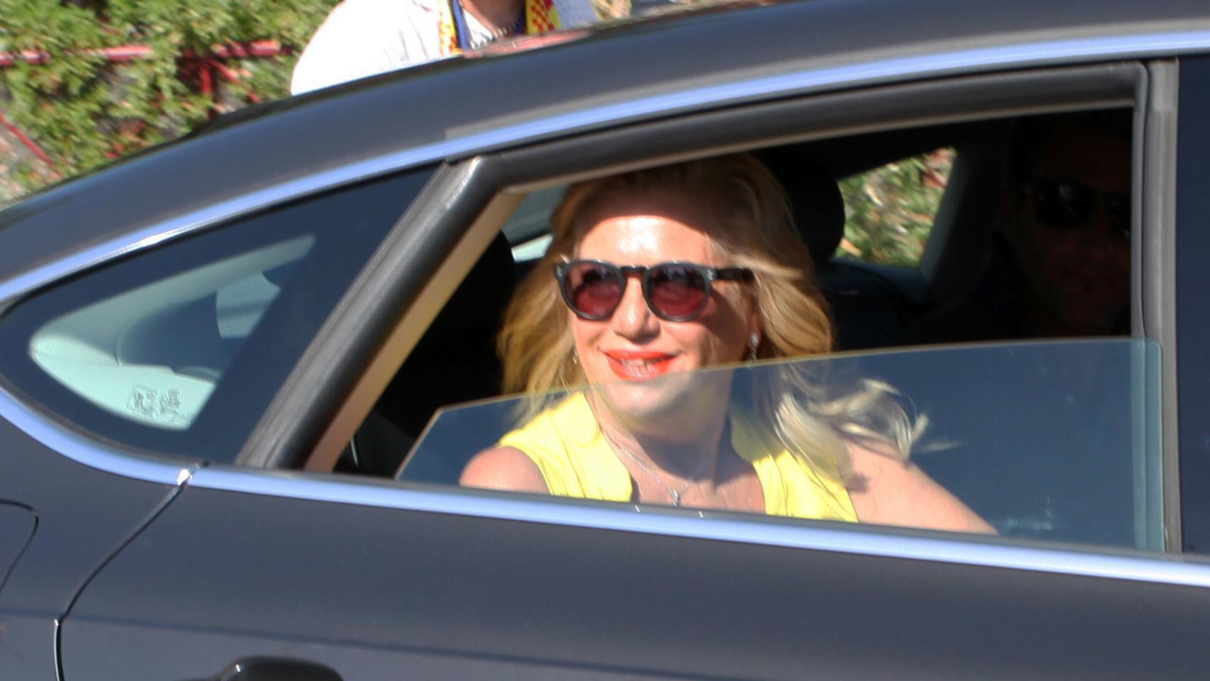 Mayte Zaldívar, el pasado mes de agosto, tras conocer la concesión del tercer grado.