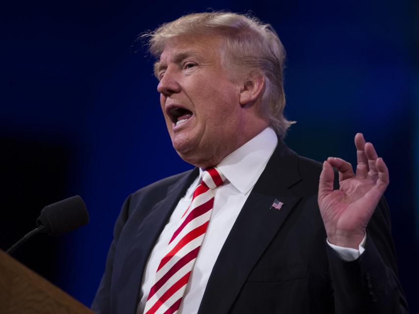 El presidente electo Donald Trump