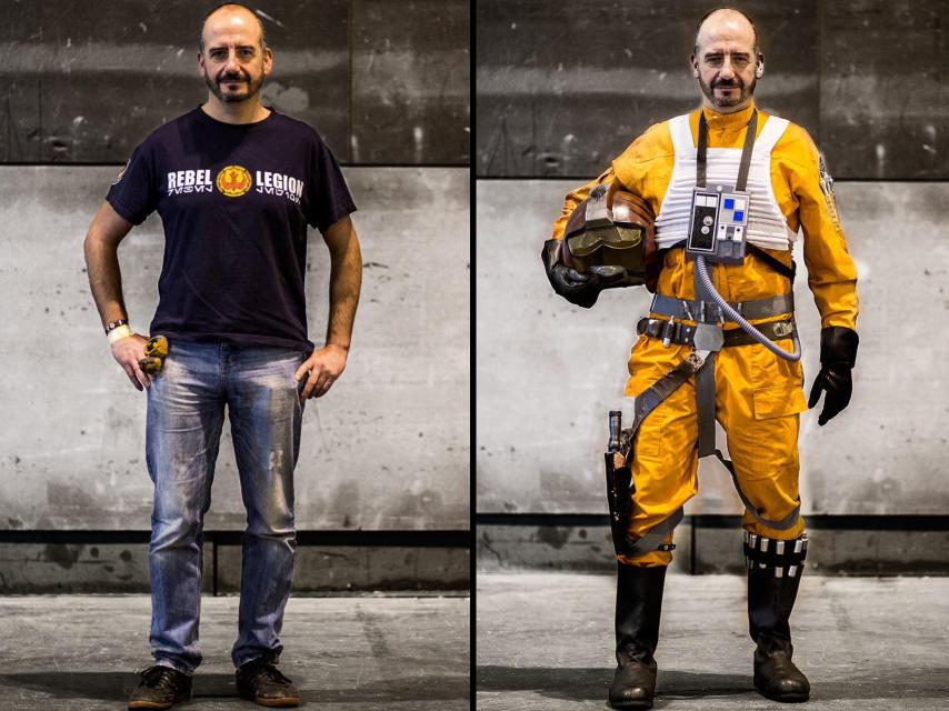 Joaquín, piloto de la Rebel Legion.