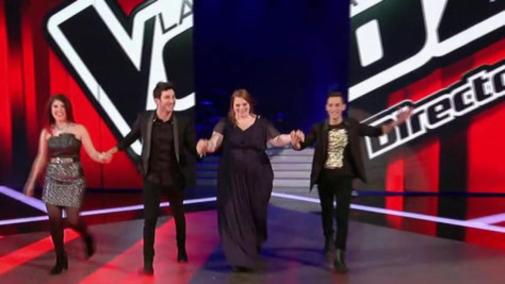 Mario, Irene, Thais y Carlos Torres, finalistas de la cuarta edición de 'La Voz'