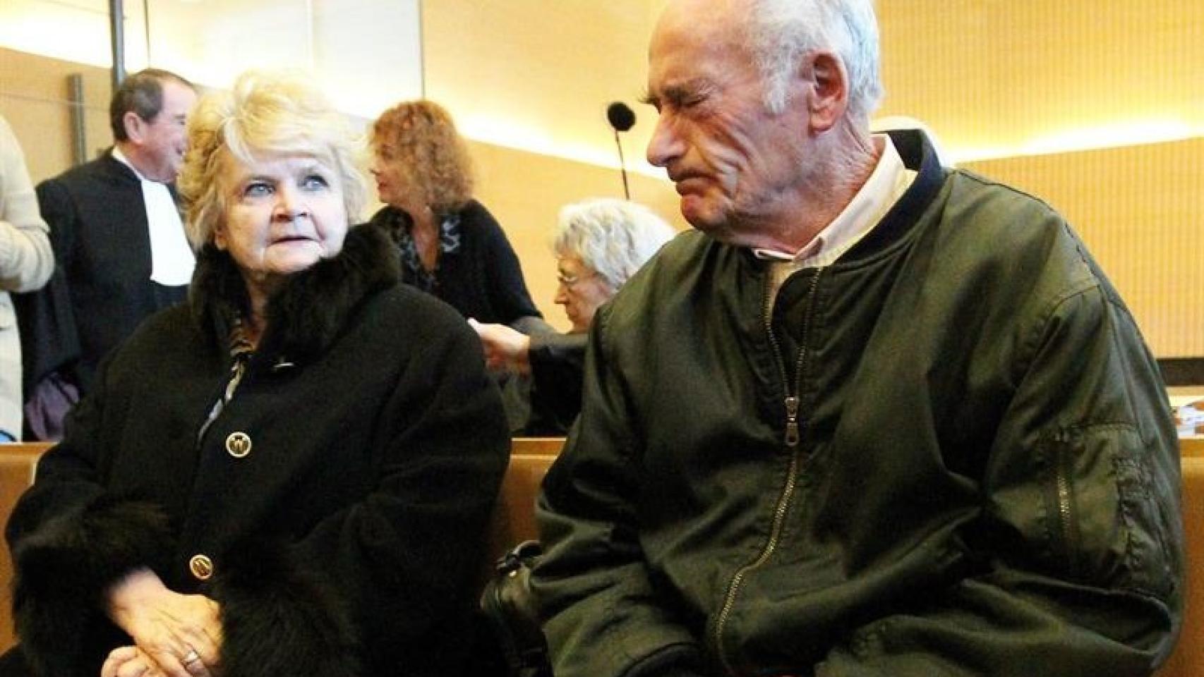 Le Guennec, electricista de Picasso y su esposa.