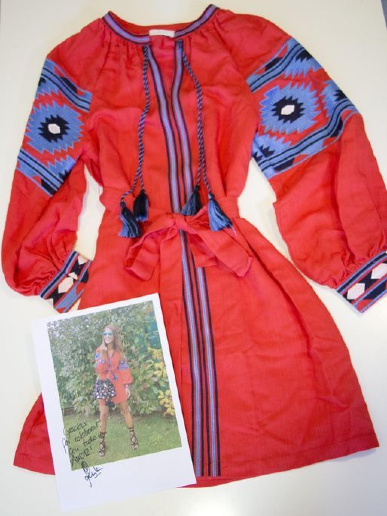 Vestido étnico de Paula Echevarría