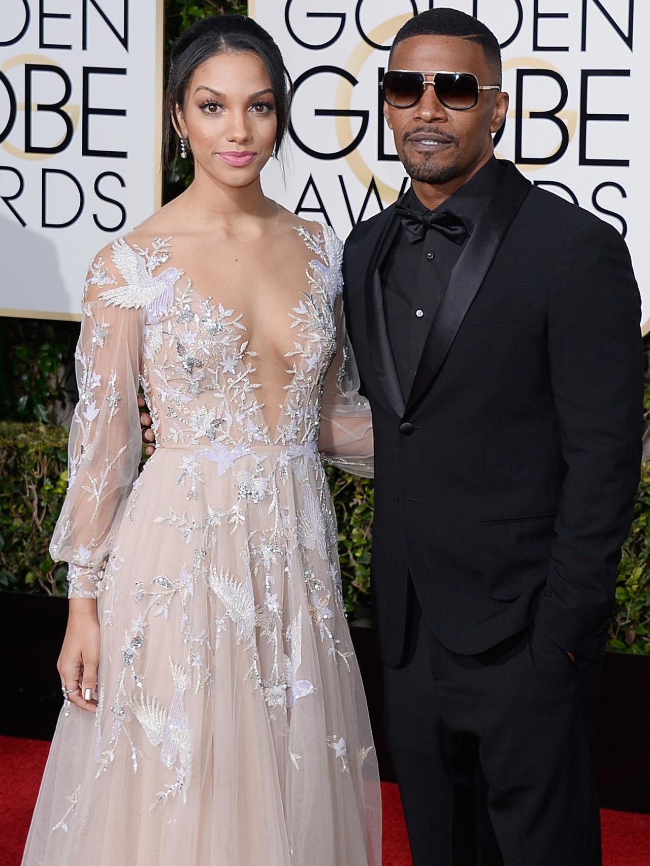 Corinne Foxx y Jamie Foxx