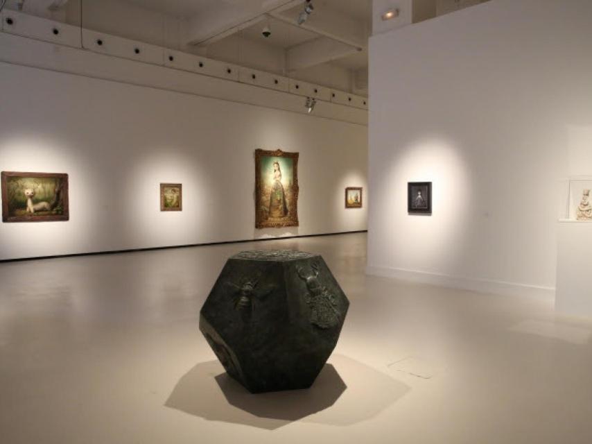 Parte de la muestra expuesta en el CAC Málaga.