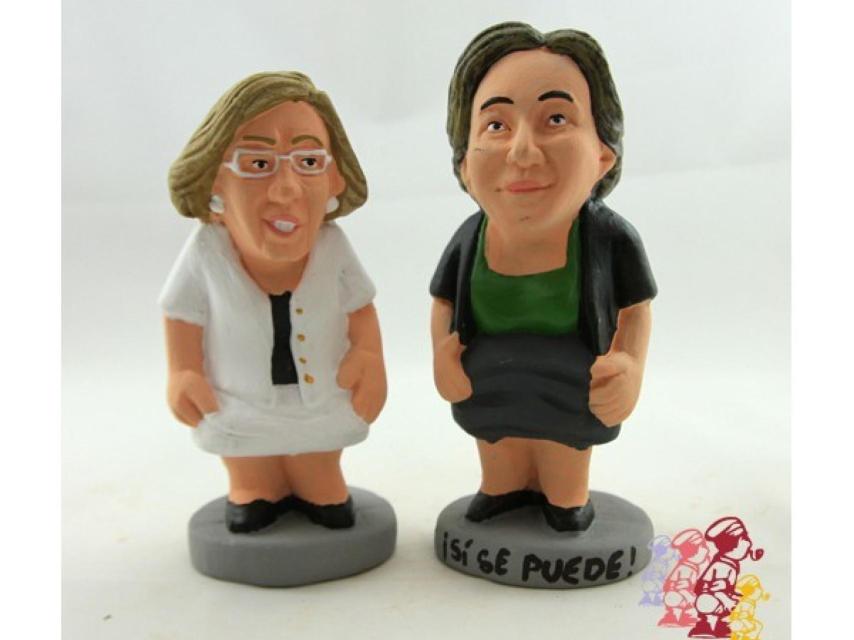 Caganers de Ada Colau y Manuela Carmena