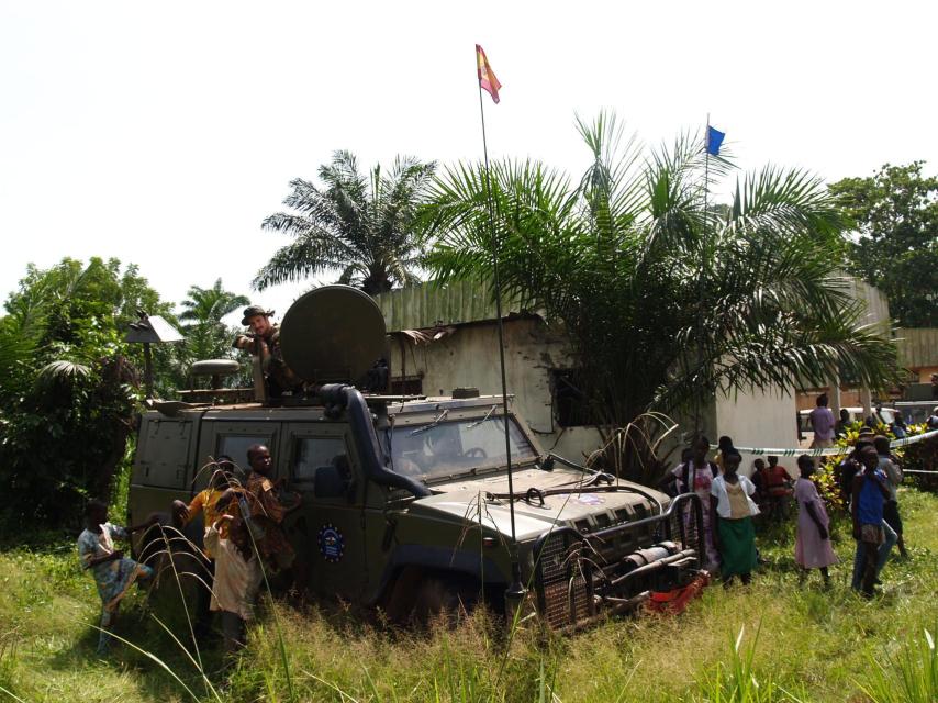 `Ganarse los corazones y mentes´, objetivo de los militares españoles en RCA.