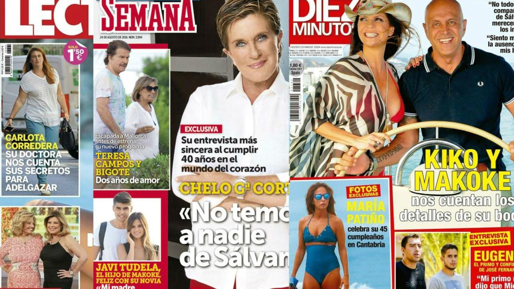 La 'salvamización' de las revistas del corazón