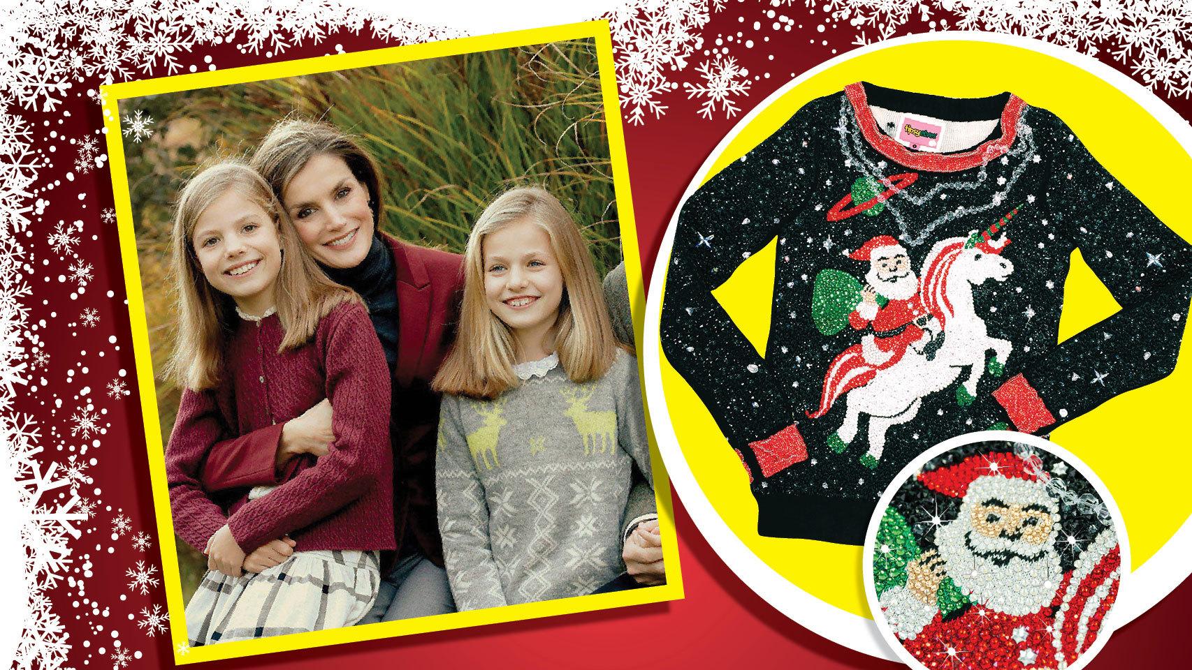 Letizia con Sofía y Leonor