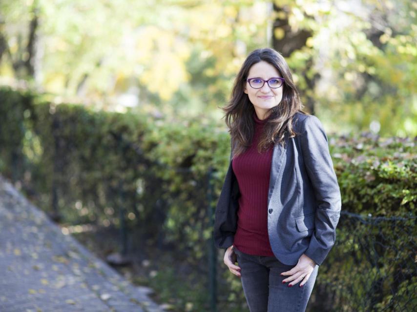 Mónica Oltra posa para EL ESPAÑOL en Madrid.