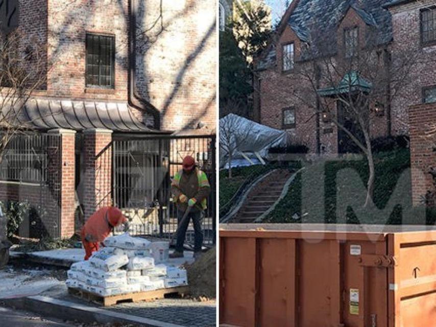 Imagen de las obras de la nueva casa de los Obama