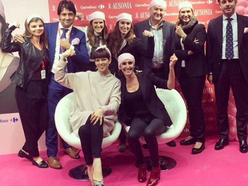 Durante la campaña contra el cáncer de Ausonia