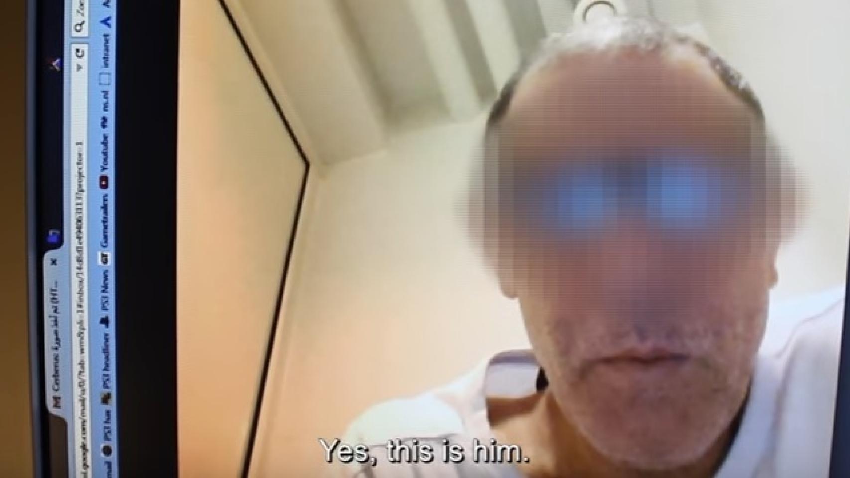 Imagen del ladrón tomada por Van der Meer de forma remota.