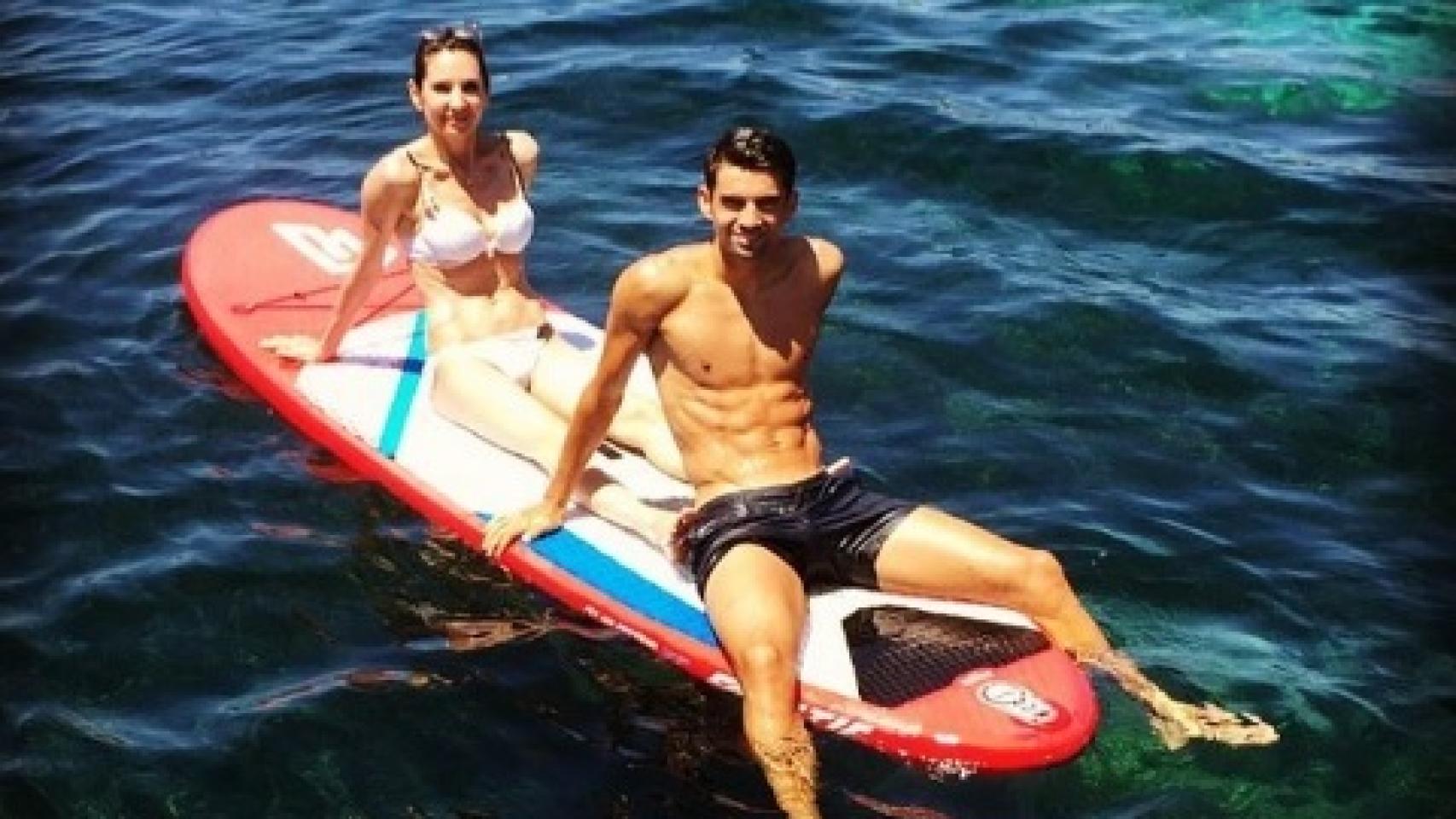 Enzo y Veronique disfrutaban del mar hace 6 meses.