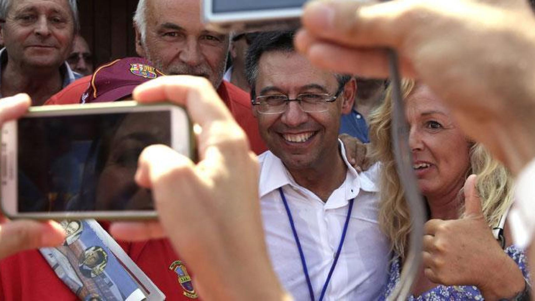 Bartomeu posa tras ganas las elecciones