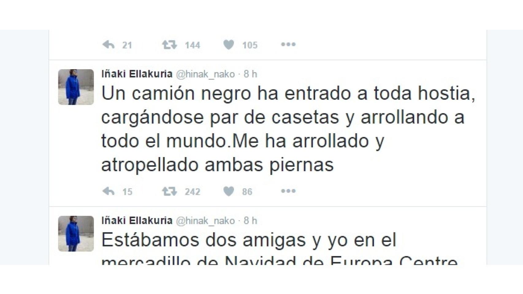 Así narró el atentado.