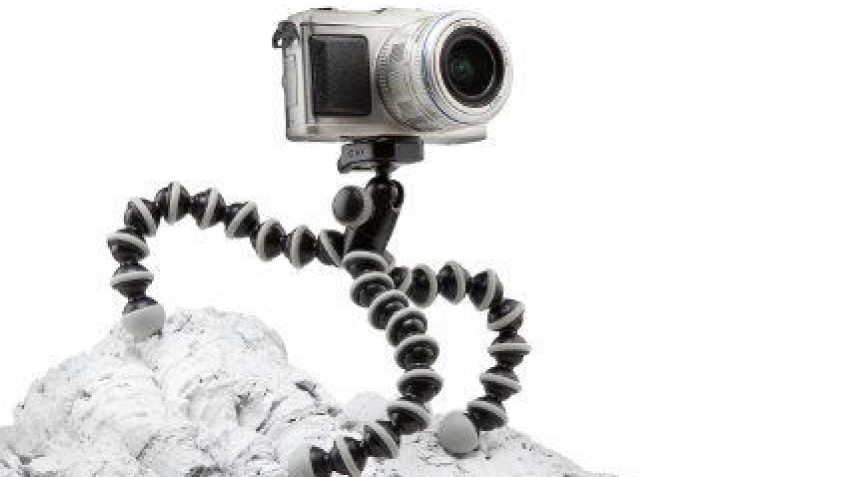 El trípode-pulpo para sujetar la cámara.